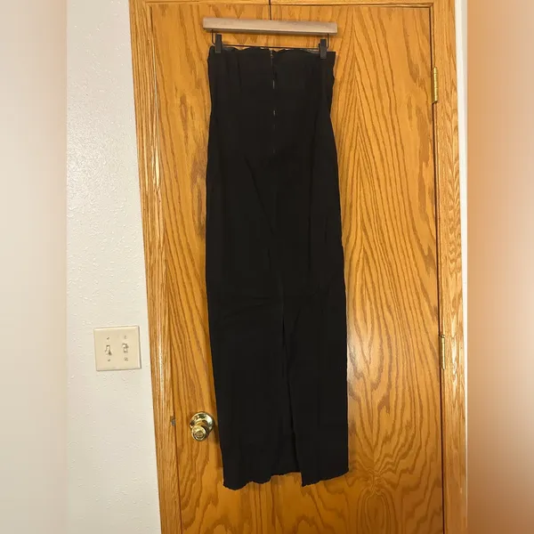 HYFVE Classic Black Strapless Denim Dress - NWOT - Size L - Image 4