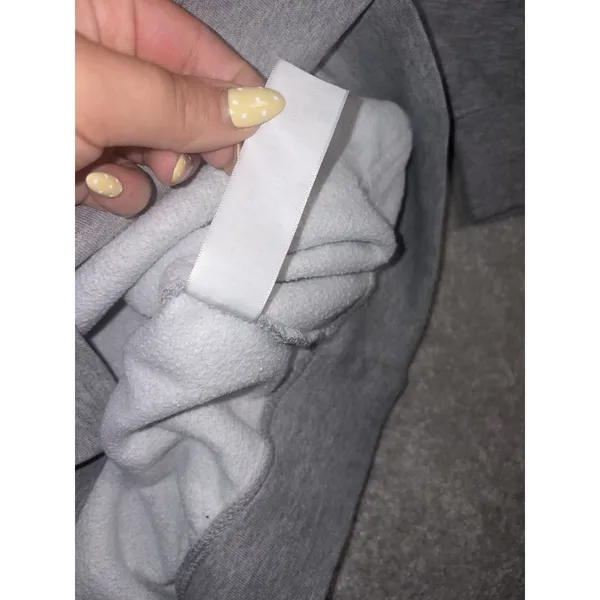 John Galt Silver New York Oversized Hoodie Women OS Cotton Pullover - Image 7