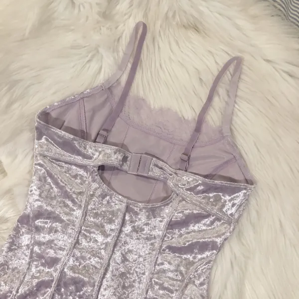Light purple velvet bodysuit, brand new with tag - Image 3