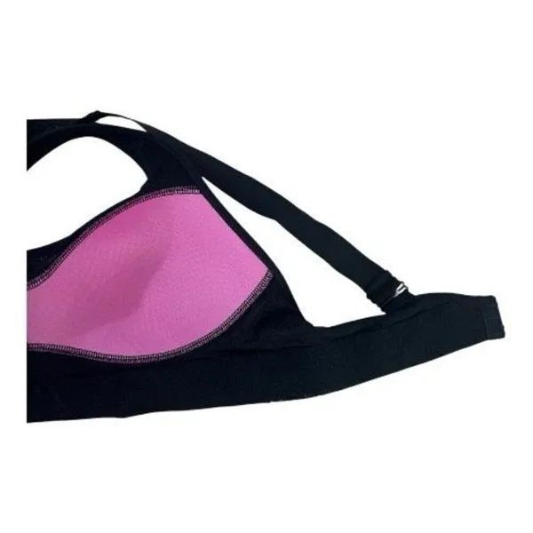 Victoria's Secret Pink Sport Bra M Ultimate Lightly Lined Black Back Closure - Image 7