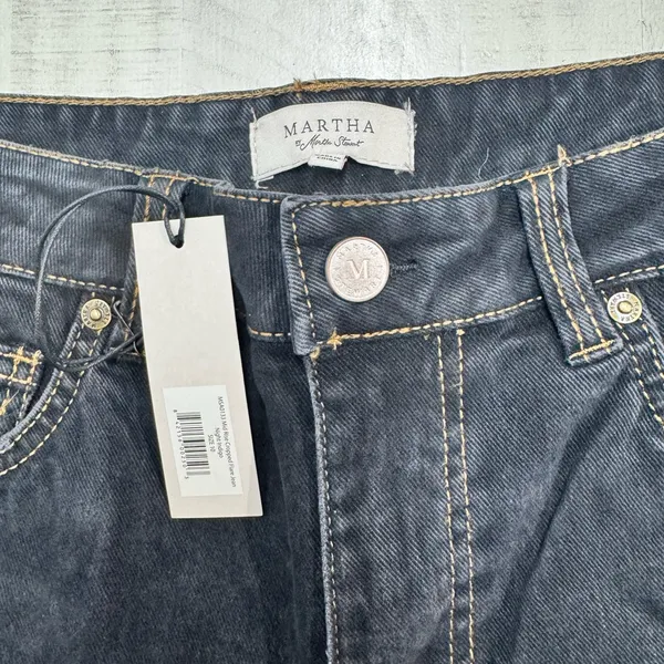 Martha Stewart mid rise cropped flare jean night indigo size 10 inseam 25.1/2 - Image 5