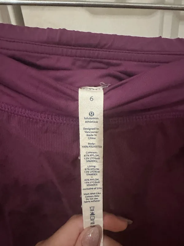 Purple Lululemon Skirt Pace Rival - Image 3