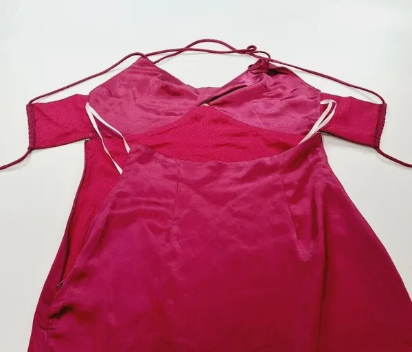 Superdown Julieta Mini Dress in Magenta Medium - Image 11
