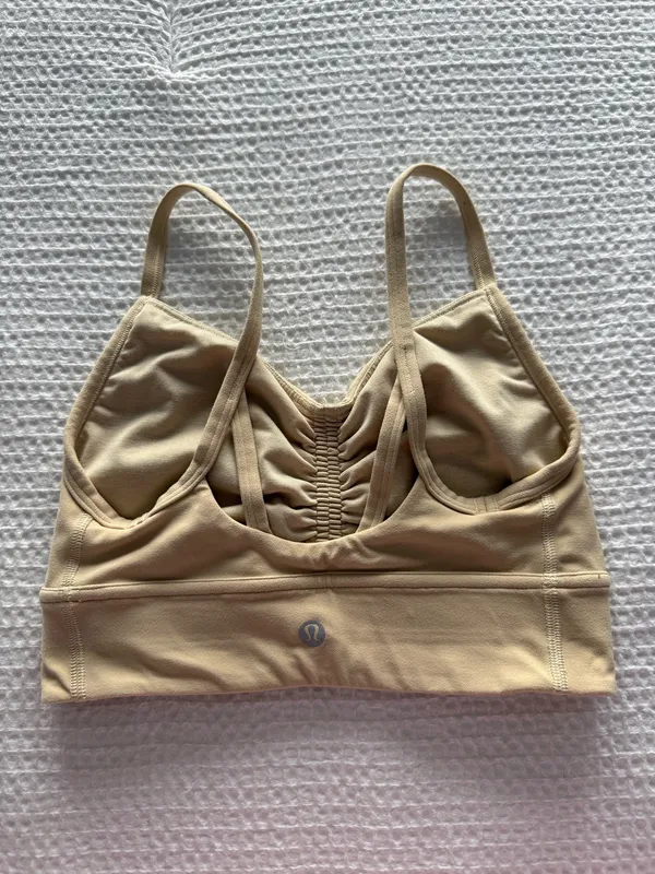 Lululemon Nulu Gather Front Yoga Bra Prosecco - Image 2