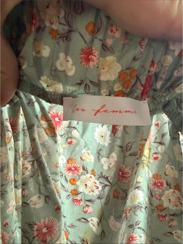 Ces Femme Mint Green Floral Midi Dress - Image 6