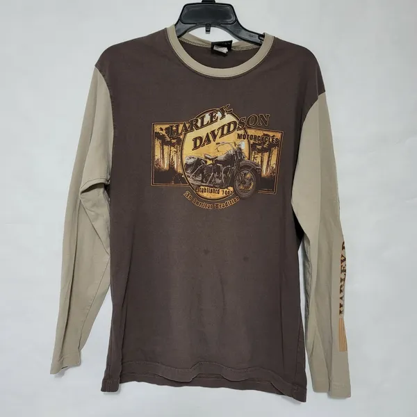 Harley‎ Davidson Grand Canyon Bellemont AZ Large Long Sleeve T-shirt Made in USA - Image 2