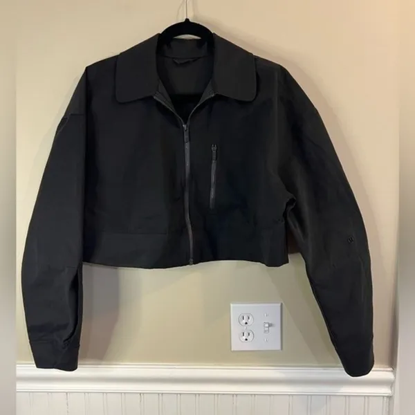 Lululemon Glyde 2-in-1 Adaptable Jacket Black Convertible Utility Size S LW3HIVS - Image 5