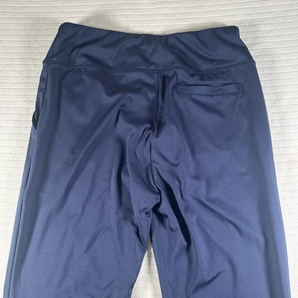 Women’s XL Navy Blue Athletic Leggings Stretch Pull On Activewear Pants - Image 10