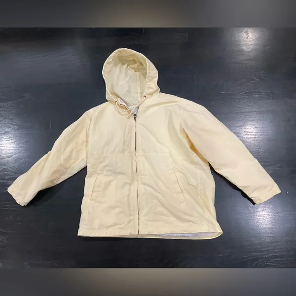 TOMMY BAHAMA‎ LIGHT YELLOW WINDBREAKER JACKET - Image 4
