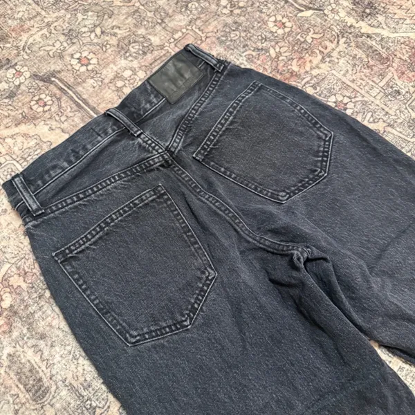 Aritzia Denim‎ Forum Joni High Rise Loose Jeans – Black Wash – Size 24 / 29L - Image 6