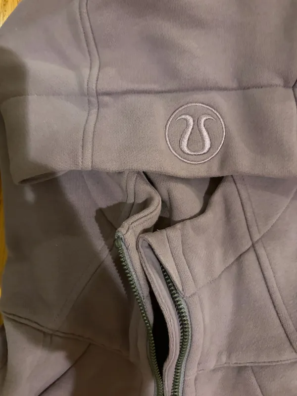 Purple Lululemon Full-Length Scuba Sweatshirt  - Image 5