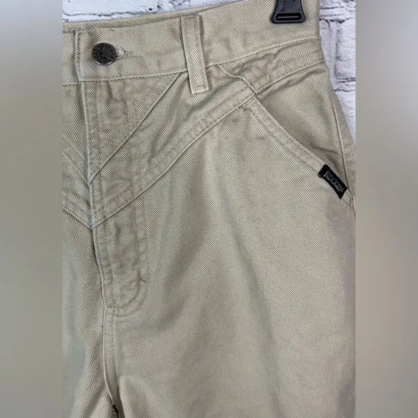 Rockies Vintage Rocky Mountain Bareback Tan Jeans Women‎ 11/12 Western High Rise - Image 11