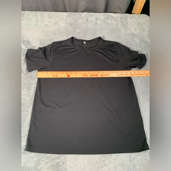 Fabletics black workout shirt tee - Image 2