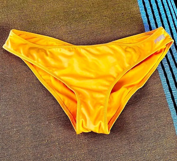 PINK VS SWIM bikini sunset sz L. Ruched back - Image 3