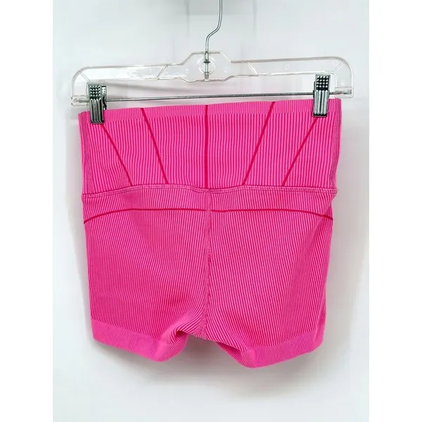 OFFLINE By Aerie Seamless Corset 2" Bike Shorts Women XS Hot Pink Barbiecore Gym - Image 8