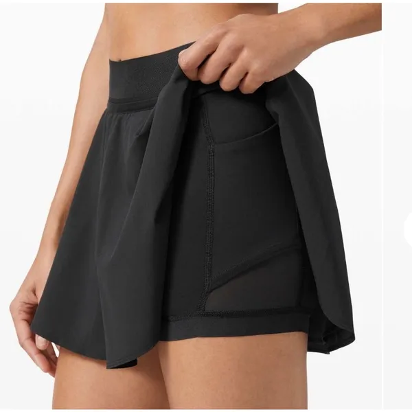 Lululemon SZ 0 Tall Court Rival High-Rise Skort Skirt Stretch Lightweight Layers - Image 2