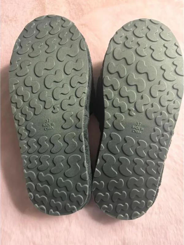 SKIMS Spa Terry Platform Slide Slippers Pine Green EU 37 / US 6.5-7 New - Image 5