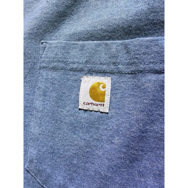 Carhartt Women's Blue Loose Fit Pocket Tee Sz M(8-10) (f5) - Image 7