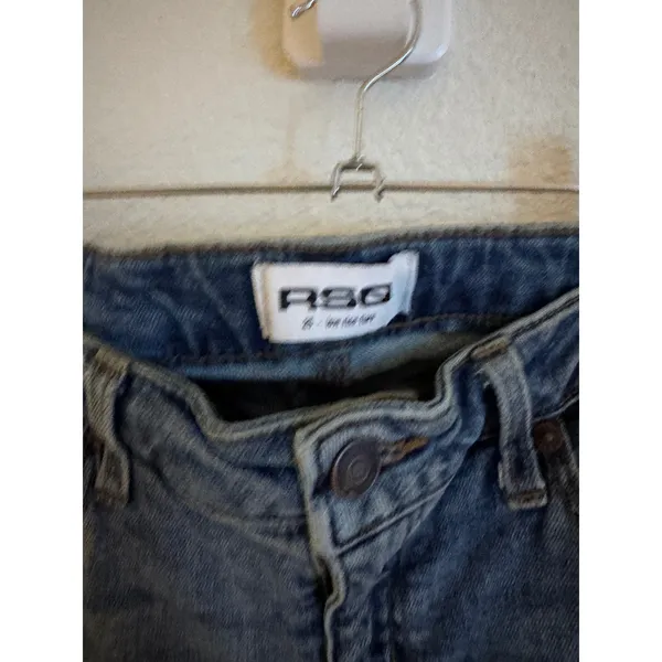 RSQ Womens Low Rise Flare Jeans Size 25 Medium Wash Denim Blue Pants - Image 6