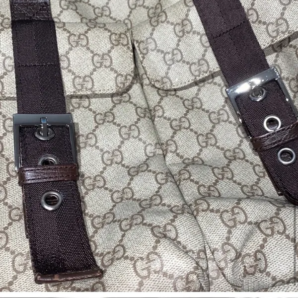 Gucci Supreme GG shopper tote authentic Leather & canvas Very good condition - Image 8