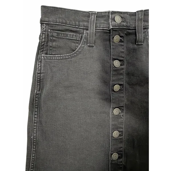 Madewell Denim A-line Mini Skirt Black Women's‎ Size 25 - Image 7