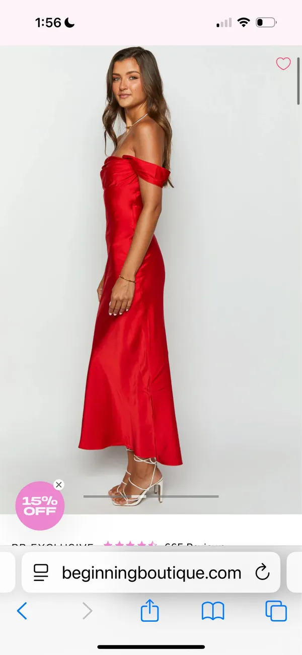Beginning Boutique Dress Red - Image 2