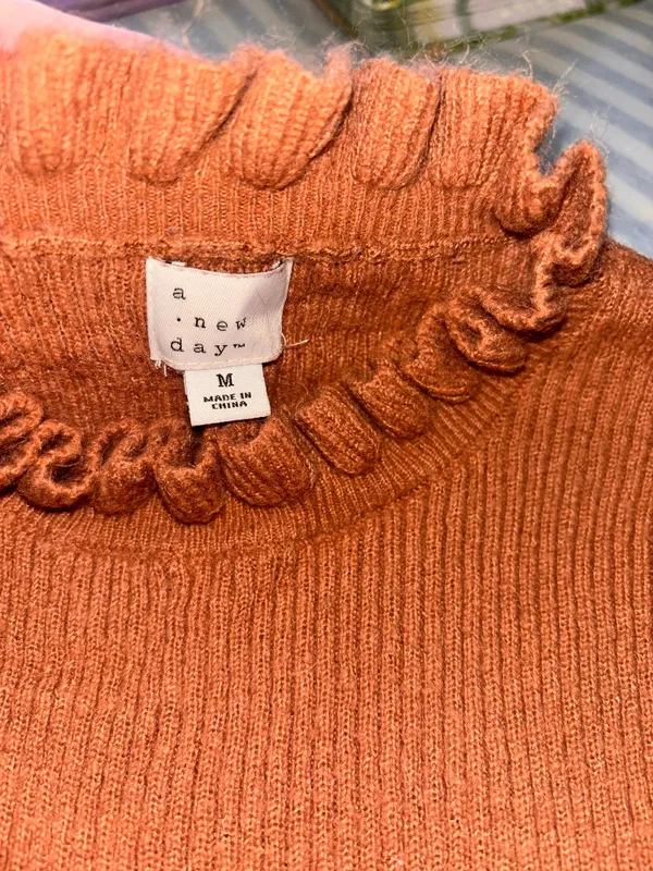 & Other Stories Orange Sweater - Image 2