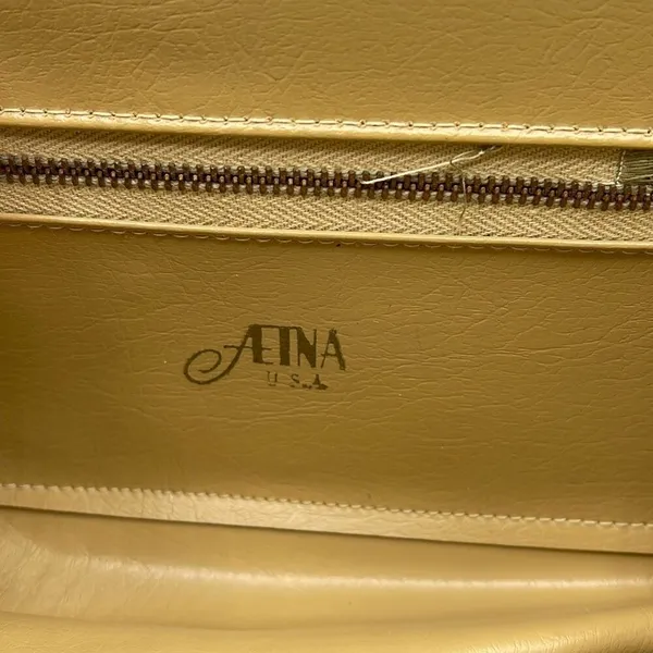 Black Aetna made in USA vintage faux leather satchel - Image 10