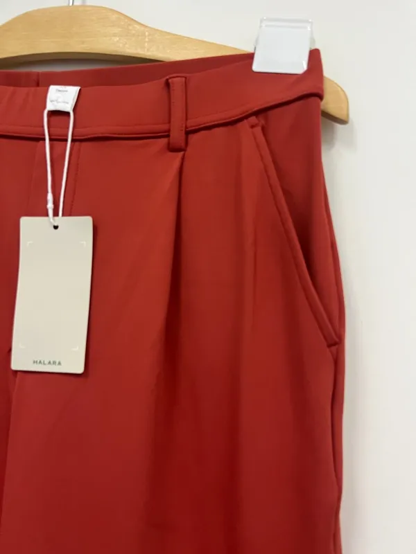 NWT HALARA Rust Wide-Leg Dress Pants/Trousers size M petite - Image 2