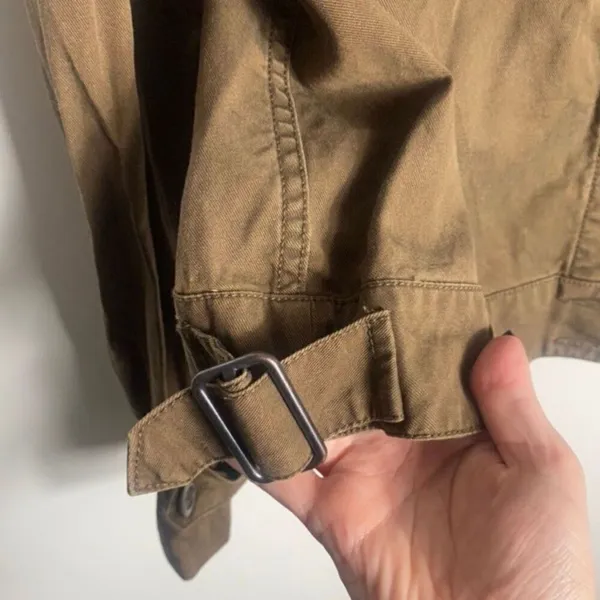 Denim & Supply Ralph Lauren Brown Utility Jacket M Military Style Cotton - Image 5
