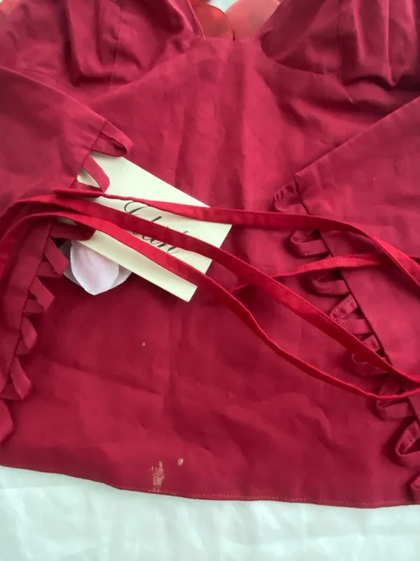 IDA OLSON shell coset top Red Size XS - Image 4