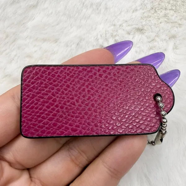 2" COACH Fob Bag Charm Hang tag Hangtag - Image 2