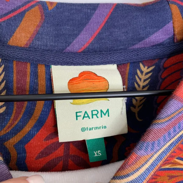 Farm Rio Women’s Mixed Prints Sweatshirt Pullover Womens XS Altered - Image 5