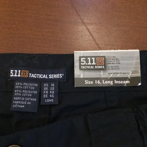 NWT 5.11 women’s taclite pro pant 16 long navy - Image 5