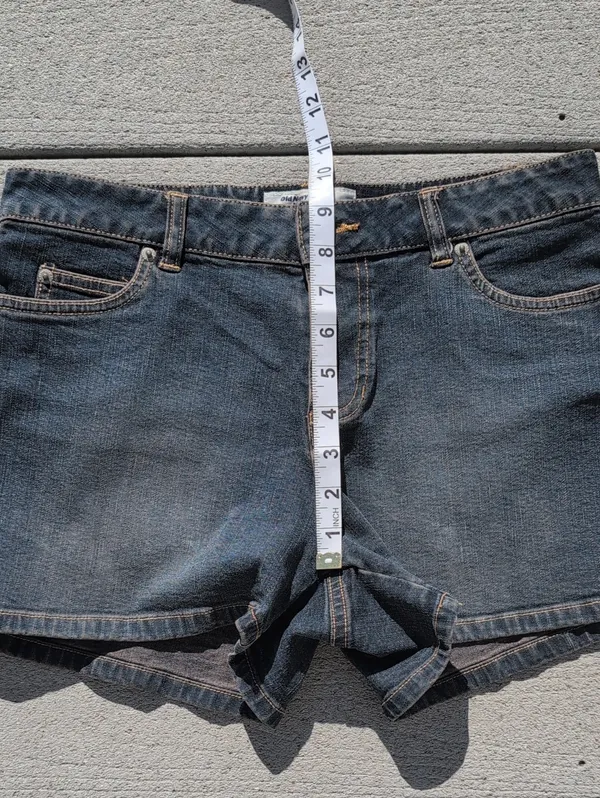 Old Navy Y2K Stretch Jean Shorts | Women's Y2K Old Navy Stretch Denim Shorts - Image 6