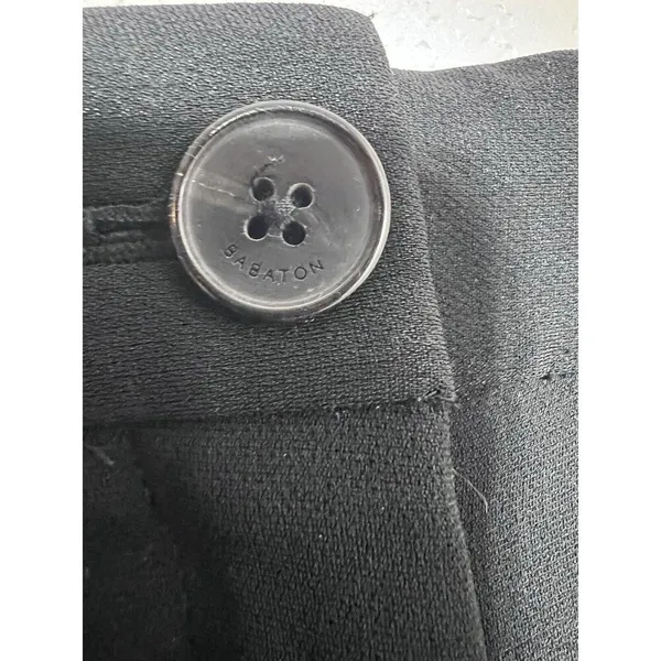 ARITZIA Babaton Pants Women Sz 6 Black Straight Office Career Classic - Image 2
