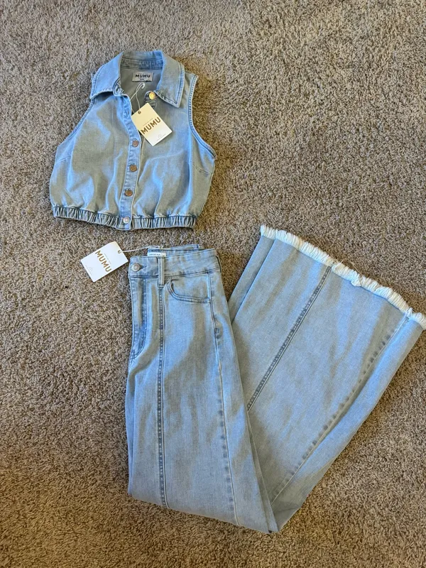Show Me Your Mumu Ashbury Wide-Leg Jean set - Image 2