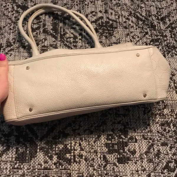 Kate Spade cream pin hole medium tote, 3 pocket‎ - Image 3