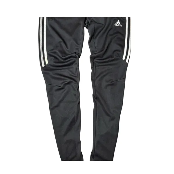 Adidas Climacool Soccer Track Pants XS Black Ankle Zip Training - Image 5