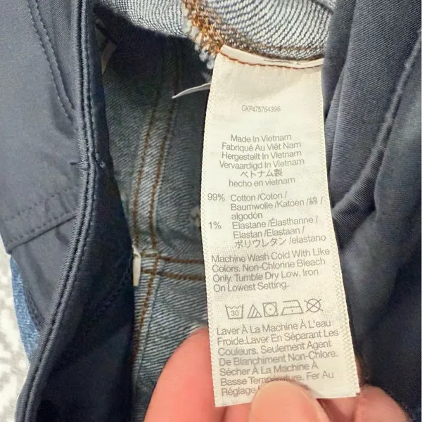 Madewell The Maternity Over-the-Belly Perfect Vintage Jean‎ Decatur Wash Size 25 - Image 10