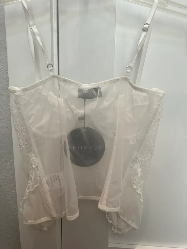 White Fox White Lace Bustier  - Image 4