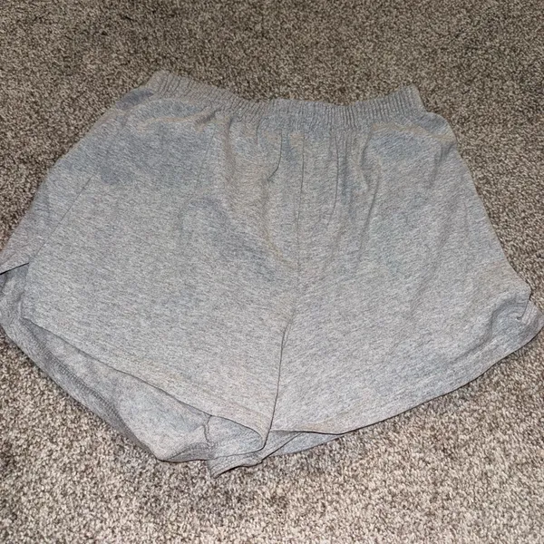 Hanes Women's Athletic Gray Shorts - Image 3