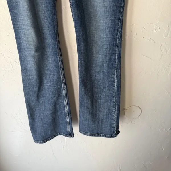 Wrangler Womens Boot Cut Jeans Medium Wash Size 5x32 Western Denim Cowboy‎ - Image 5