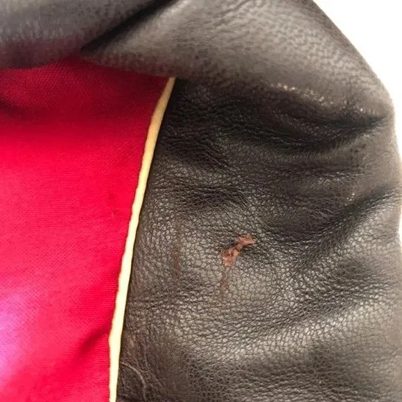 Vintage Couture by J. Park Genuine Leather Brown Jacket | Size Medium - Image 8