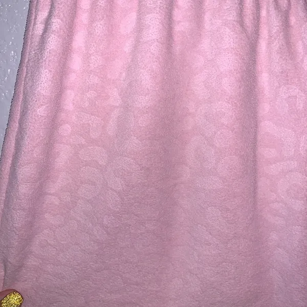 Pinkk Comfy pink cheetah print stretchy plush pajama pants - Image 3