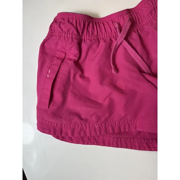 Nike Sportswear Women's Pink Woven Drawstring Shorts Size‎ M - Image 4