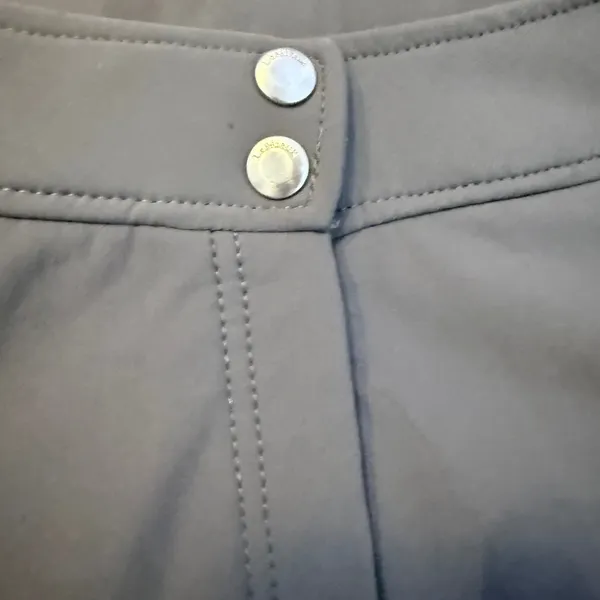 LeMieux Womens Full Seat Silicone Grip Breeches Charcoal Gray Size US 30 UK 14 - Image 4