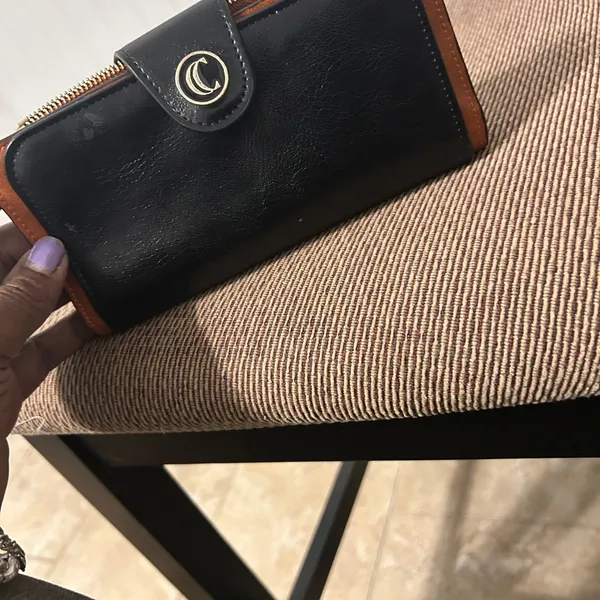 Black and Brown Women's Wallet - Image 11
