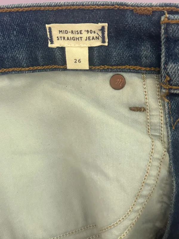 Madewell‎ The '90s Straight Mid-Rise Jean - Image 5