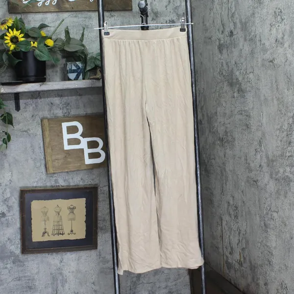 NWT Kali Fashions Womens Knit Cozy Pajama Lounge Pants Brown M - Image 2